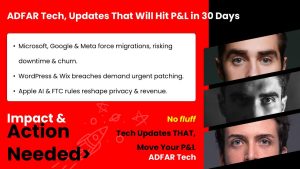 Microsoft, Google, Meta & Apple Shake Up AI, Ads & Compliance